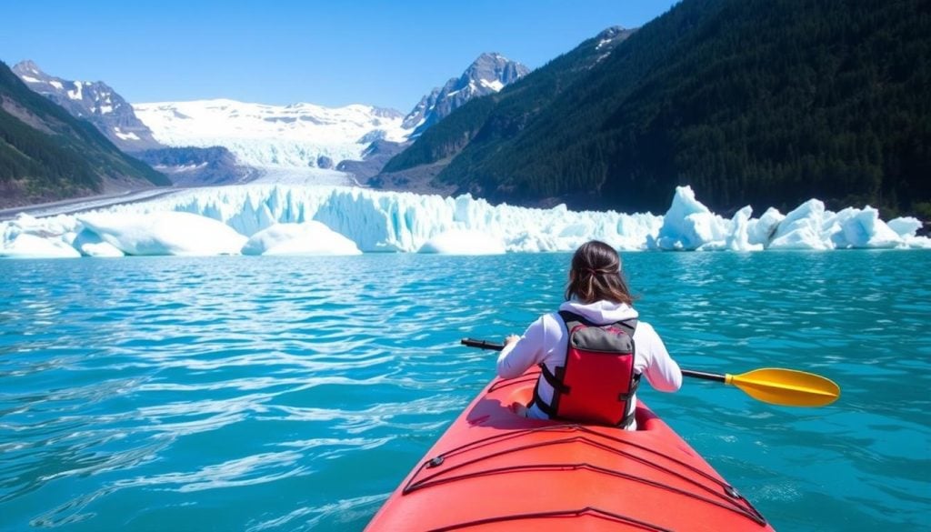 outdoor activities at Mendenhall Glacier