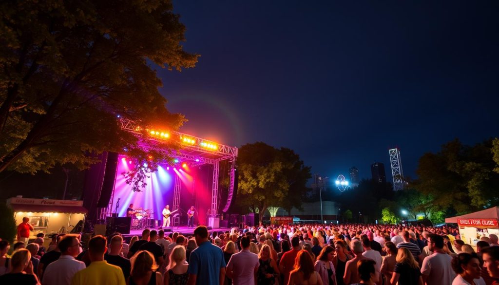 outdoor concert venues Kansas City