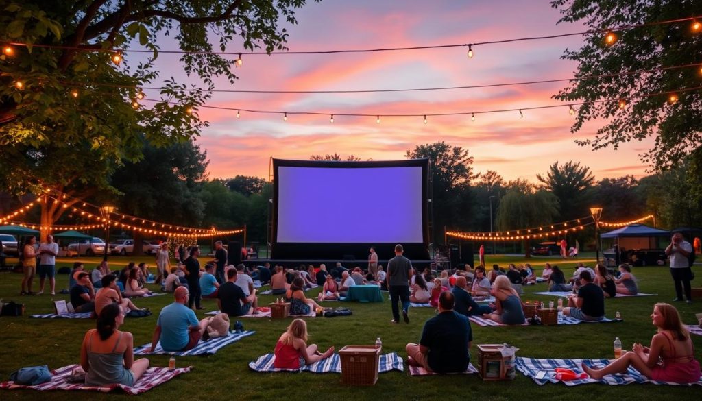 outdoor movies Milwaukee