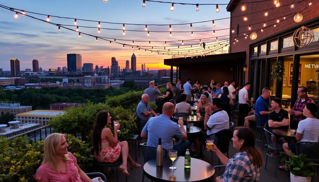 outdoor rooftop bars Indianapolis