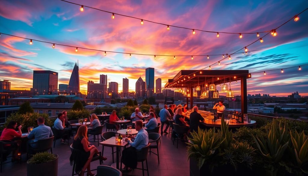 outdoor rooftop bars Indianapolis