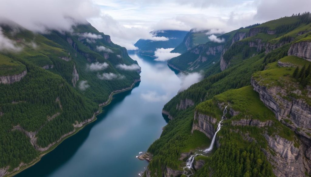 overview of Misty Fjords