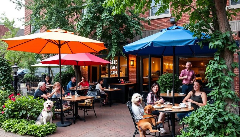 pet-friendly cafes in Frederick