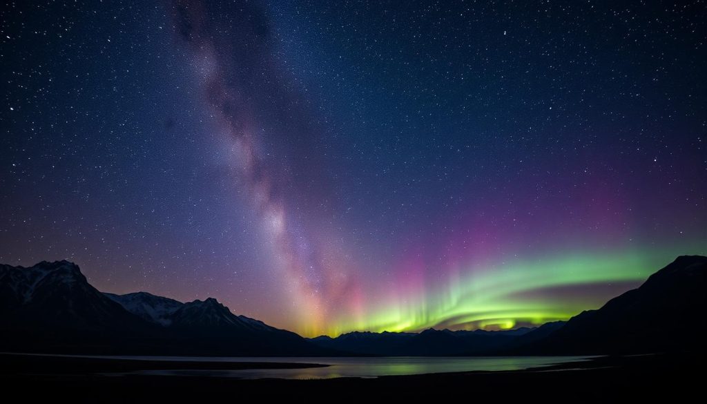 photographing the night sky in Denali photographing the night sky in Denali