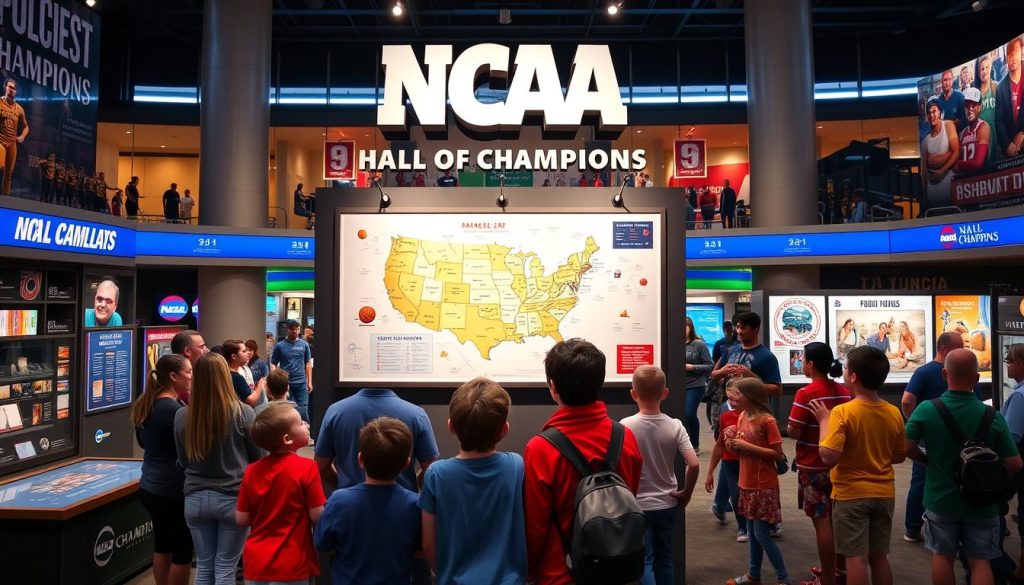 planning your visit to the NCAA Hall of Champions tour