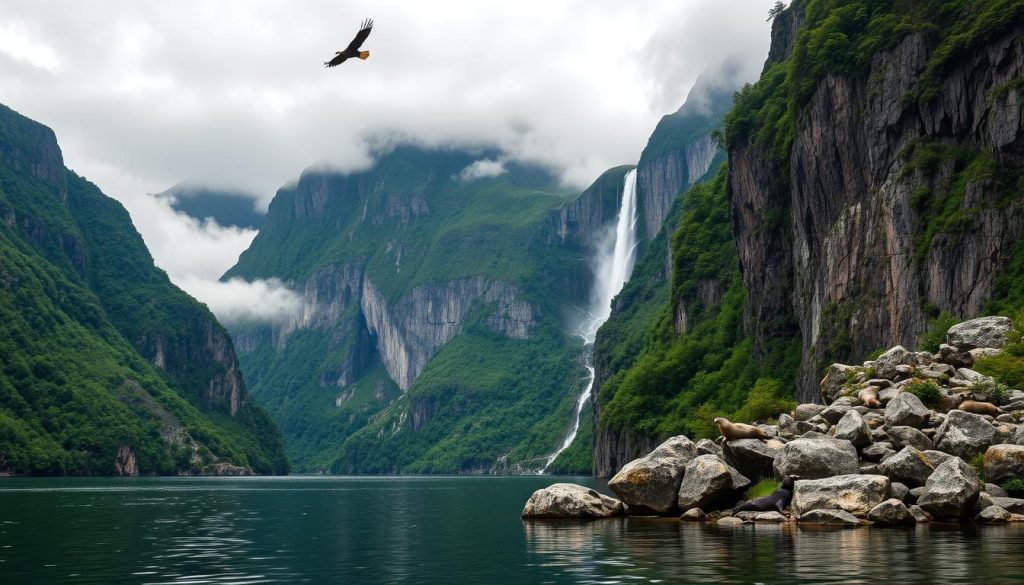 popular sights Misty Fjords