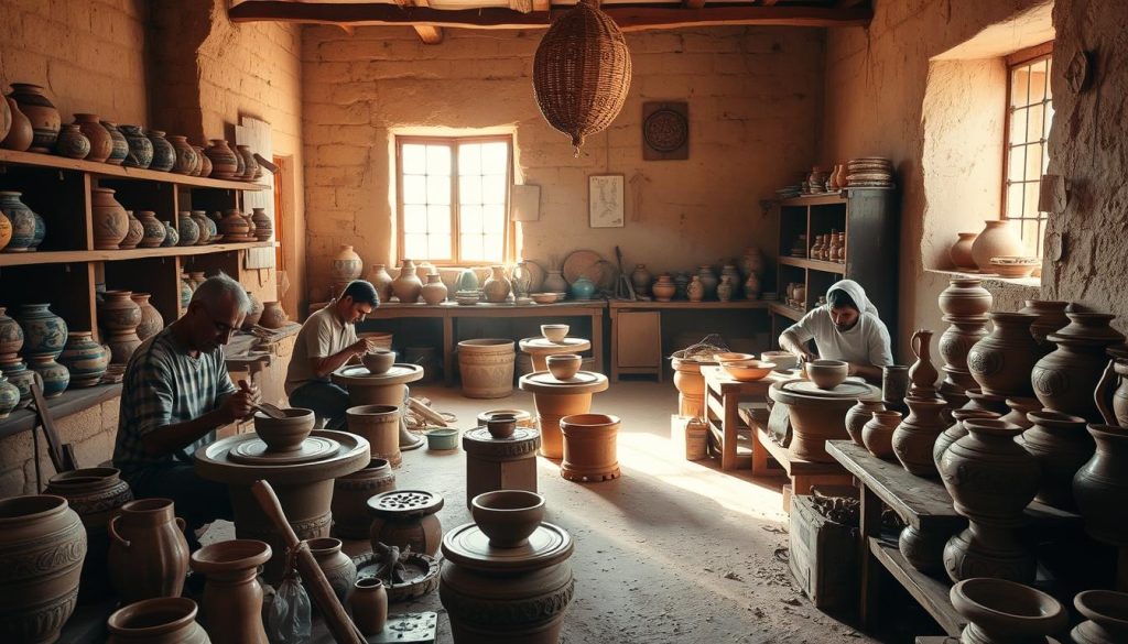 pottery workshop in Jabreen pottery workshop in Jabreen