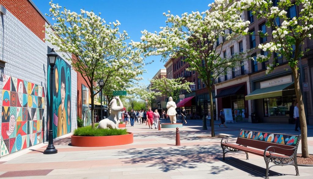 public art forms in Bloomington