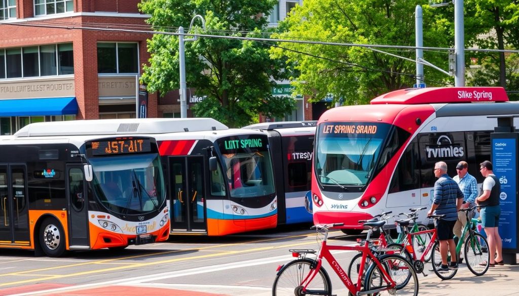 public transportation options in Silver Spring