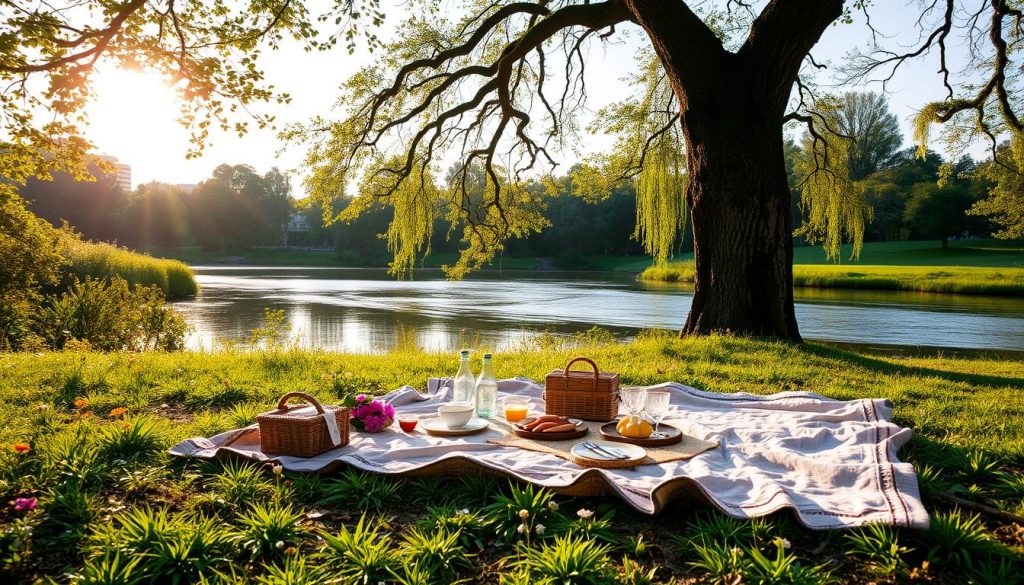 romantic picnic spots in South Bend nature