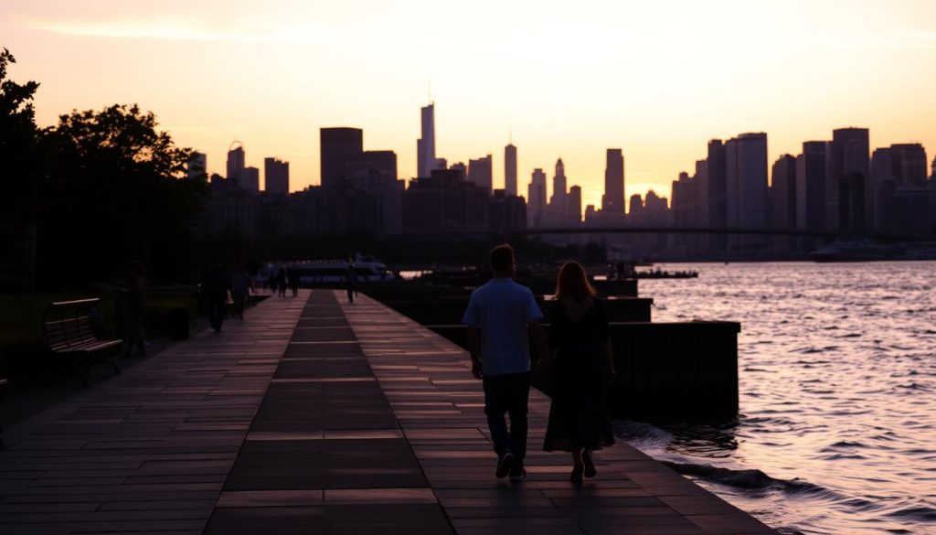 romantic walks in Jersey City