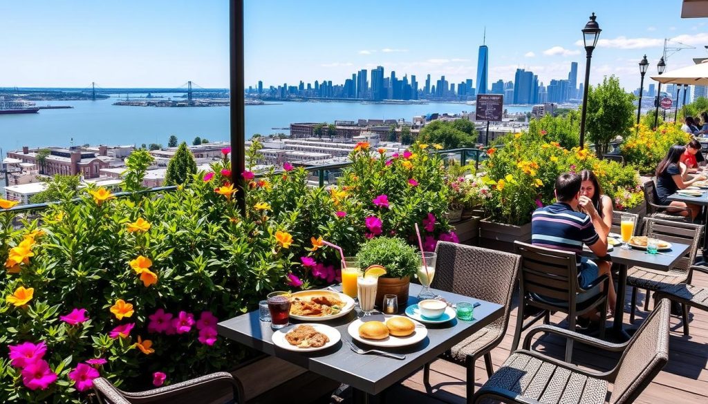 scenic brunch city views Hoboken