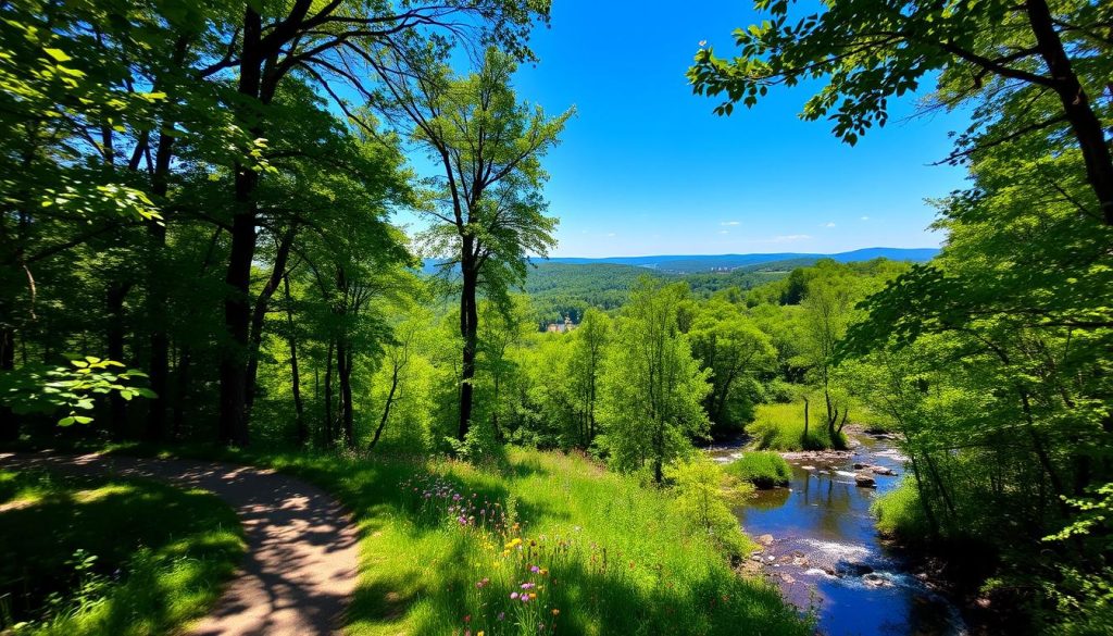 scenic hiking trails near Columbia MO