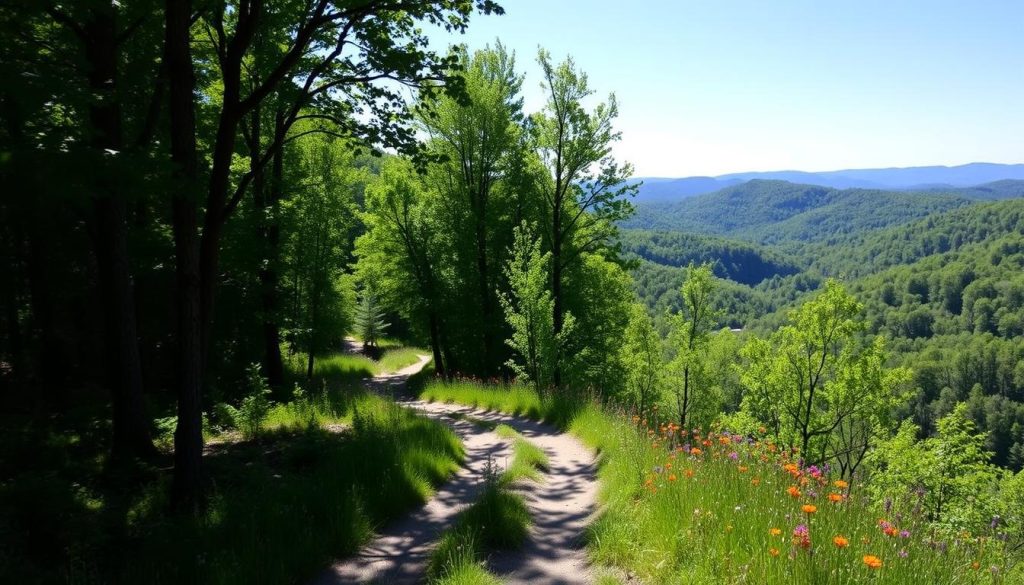 scenic hiking trails near Mammoth Cave