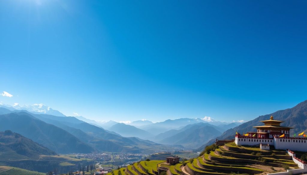 scenic views in Bhutan