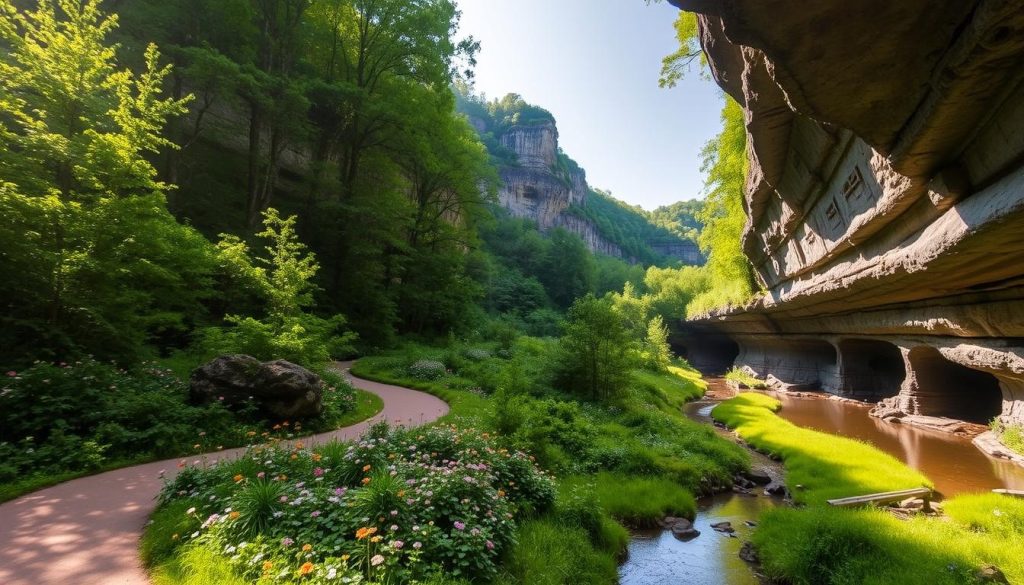 scenic views in Mammoth Cave