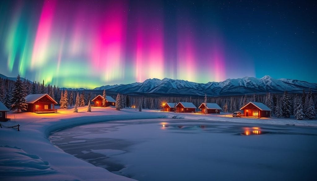 seasonal aurora viewing Fairbanks