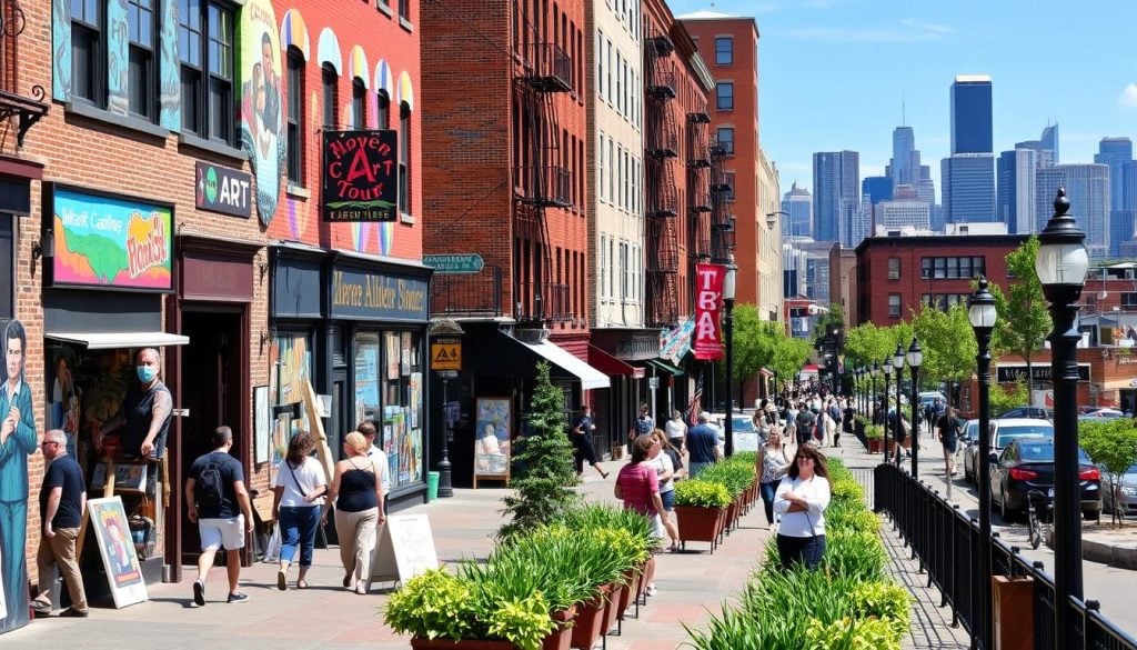 self-guided Hoboken art tour options