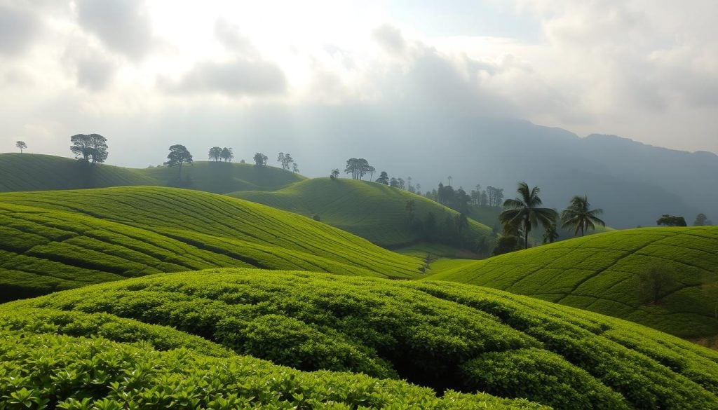 tea plantations in Nuwara Eliya