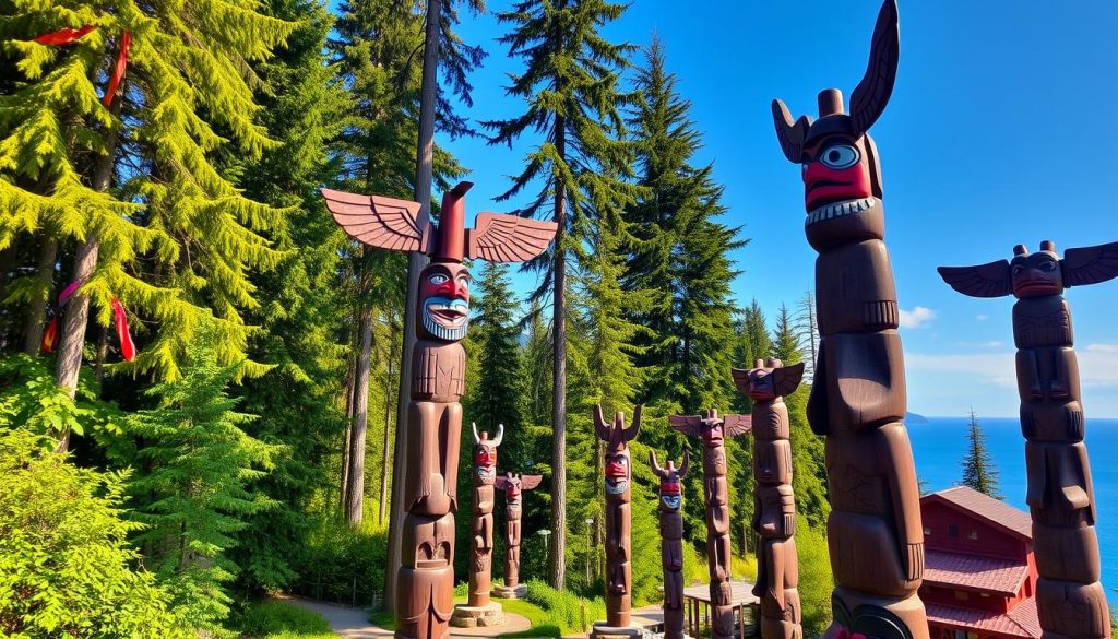 totem pole spots in Ketchikan