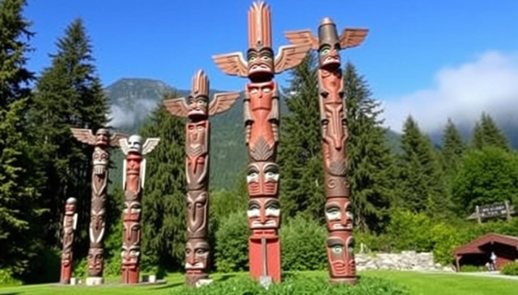 totem poles Ketchikan