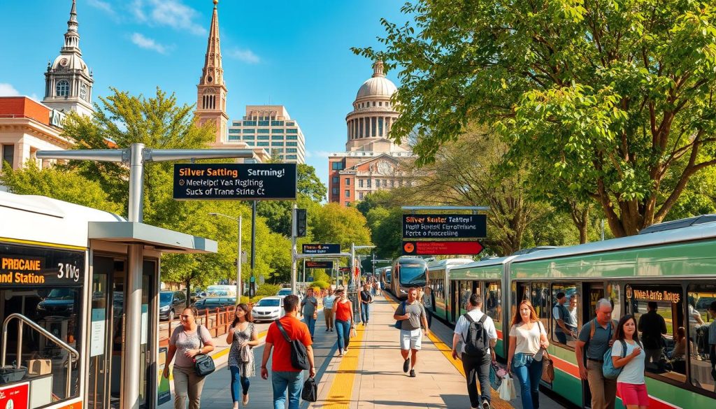 tourist-friendly public transportation in Silver Spring