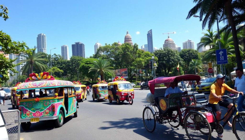 unique transportation in Manila