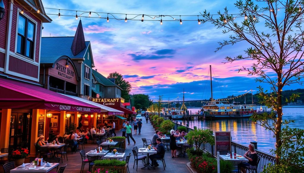 unique waterfront dining South Bend