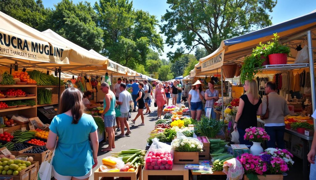 vendors at farmers markets