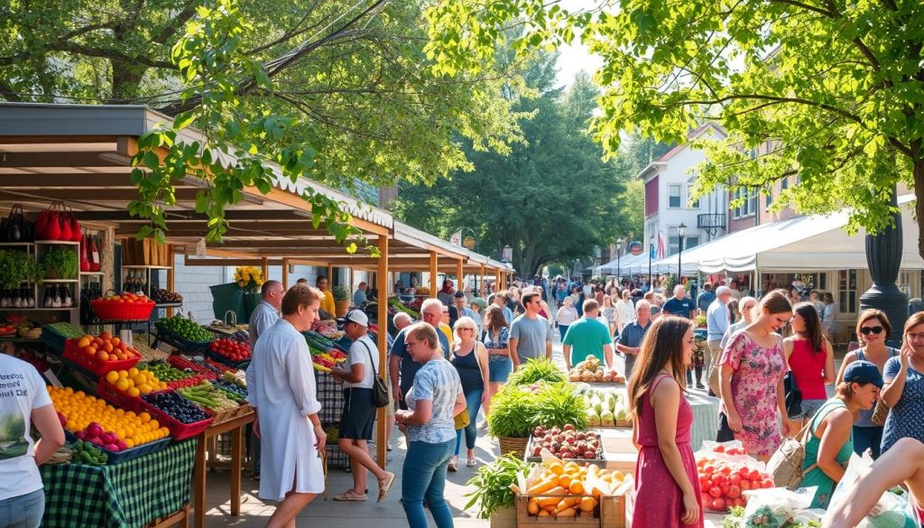 vibrant community vibes at South Bend farmers markets