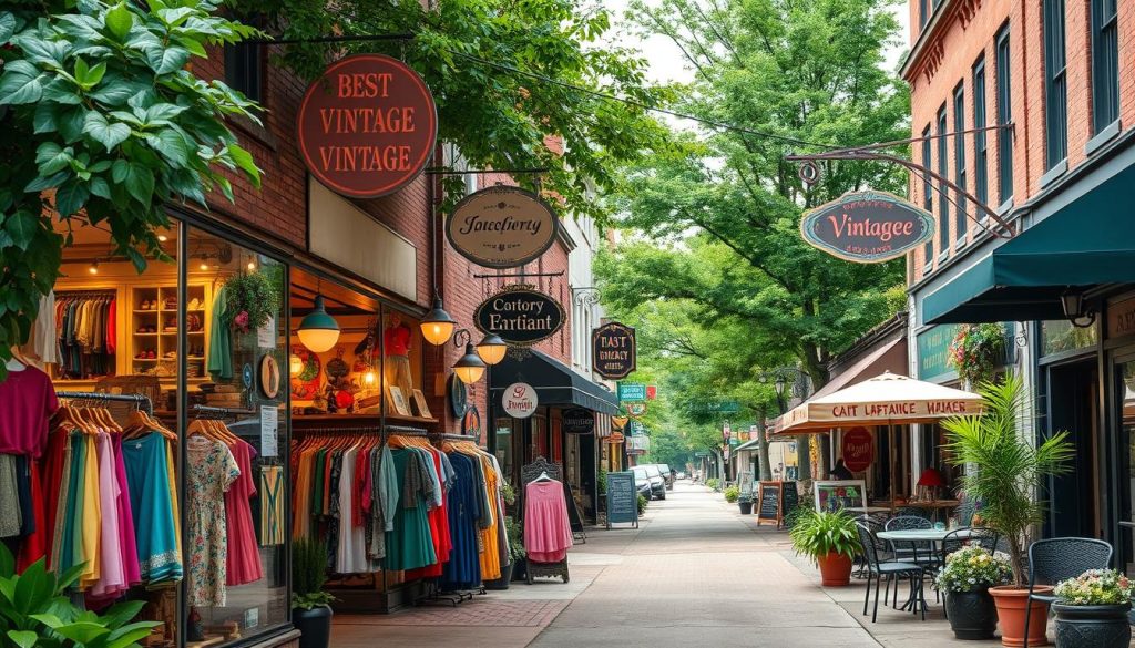 vintage clothing stores in Bloomington neighborhoods