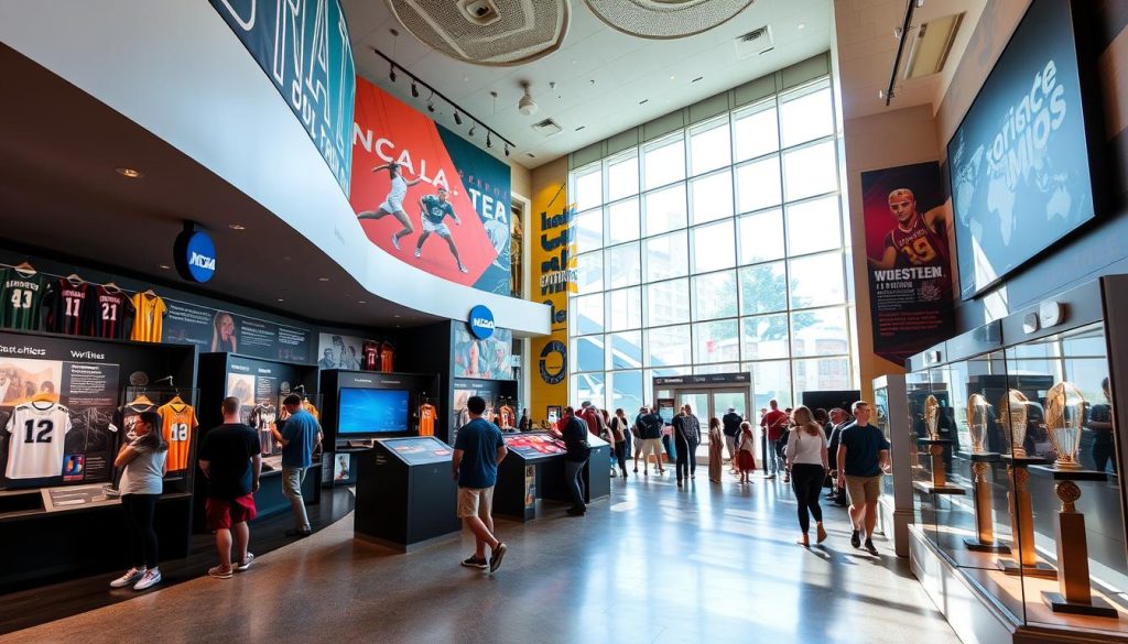 visit the NCAA Hall of Champions