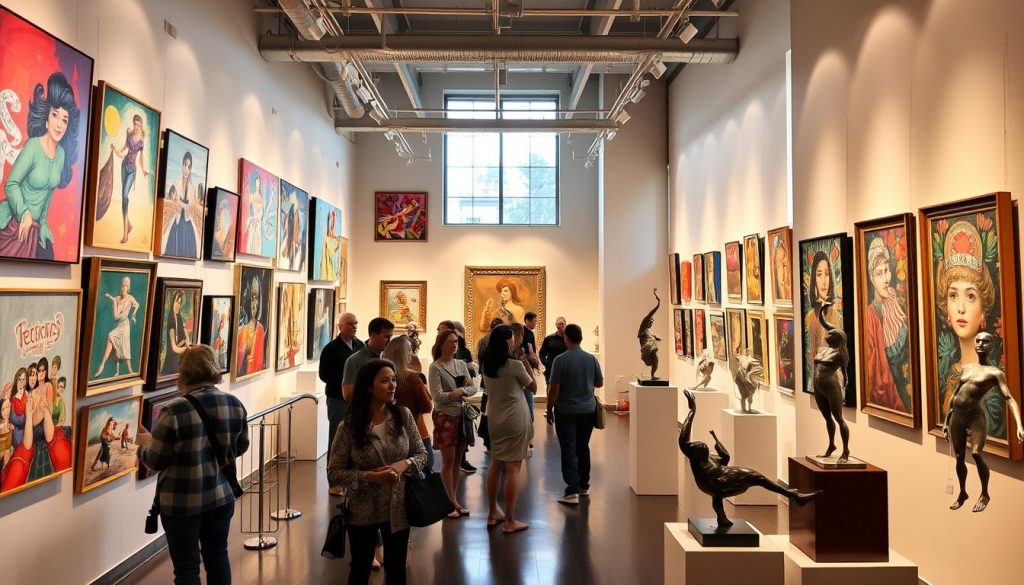 visiting art galleries visiting art galleries