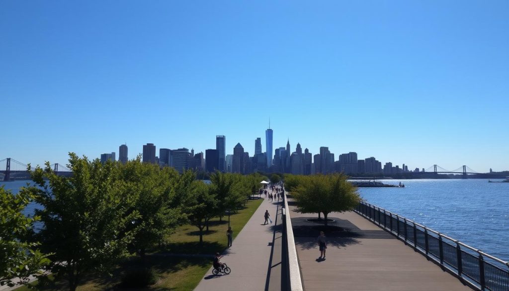 walking route Jersey City to New York walking route Jersey City to New York