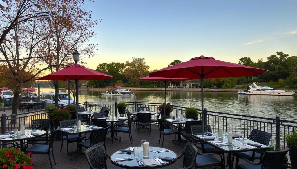 waterfront dining in Columbia MO