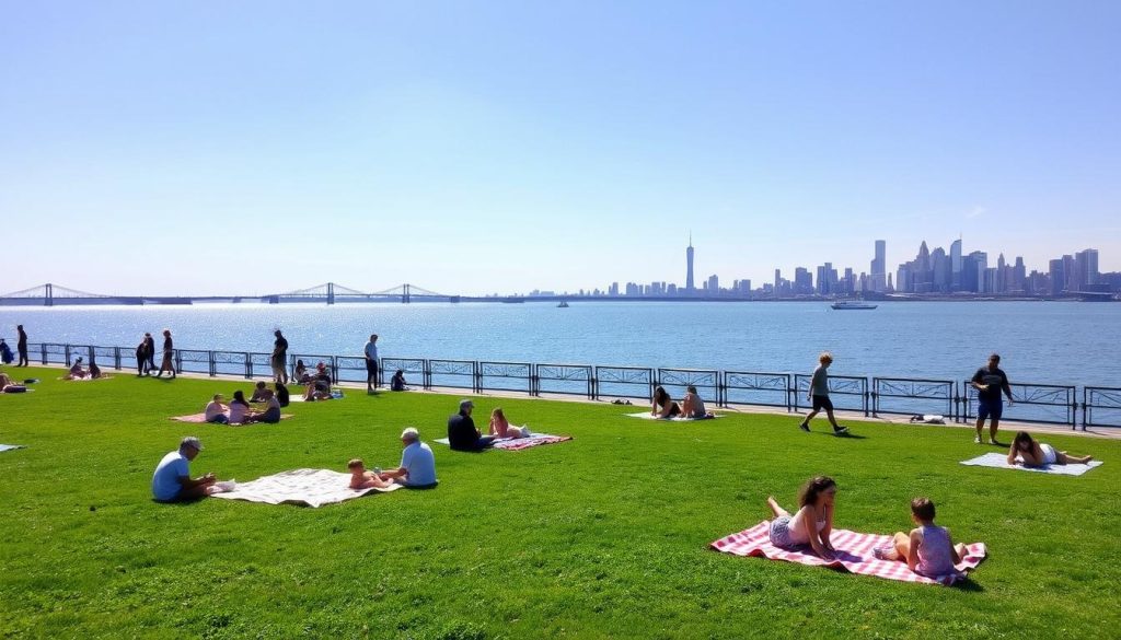 waterfront picnic spots Jersey City waterfront picnic spots Jersey City