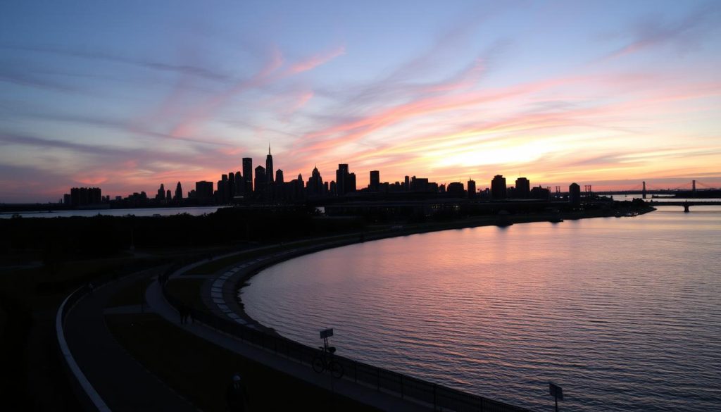 waterfront views in Jersey City