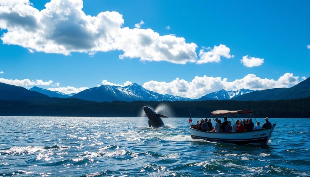 whale watching in Juneau