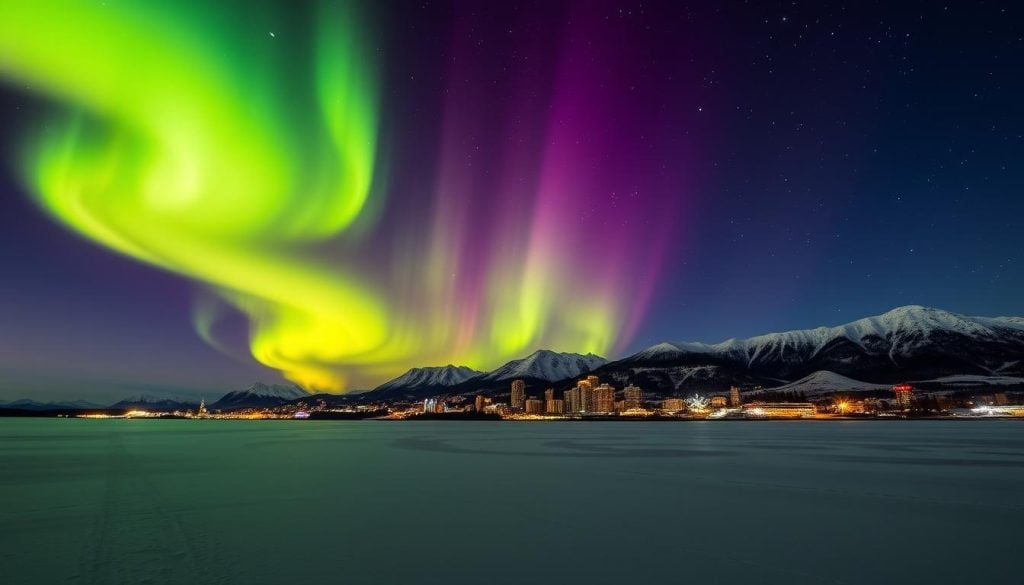 where to see Aurora in Anchorage