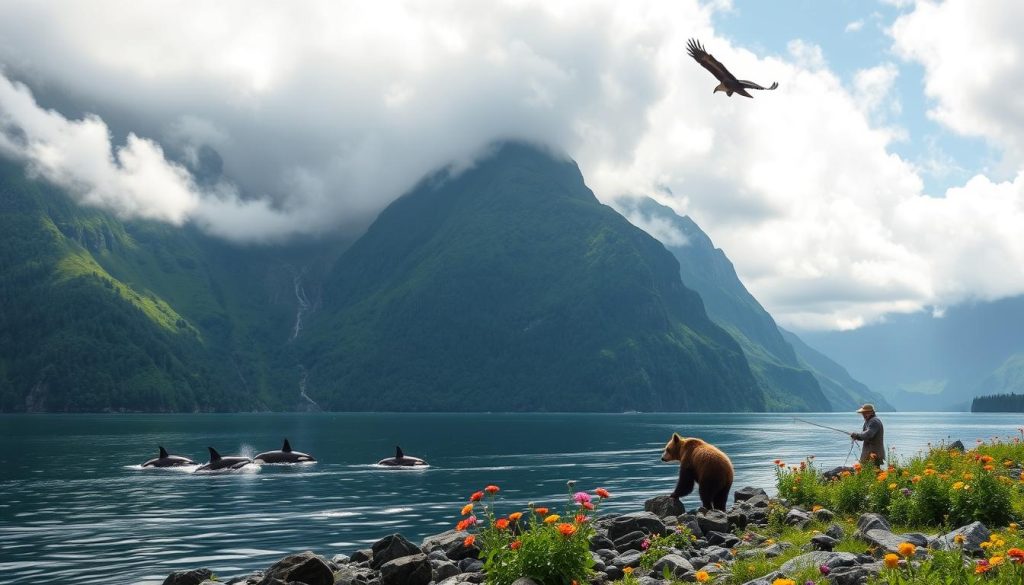 wildlife encounters Misty Fjords