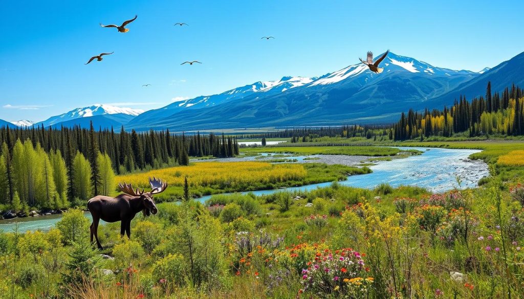 wildlife spotting locations in Fairbanks