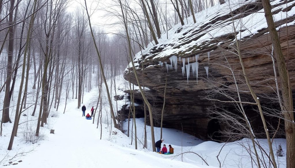 winter activities at Mammoth Cave National Park