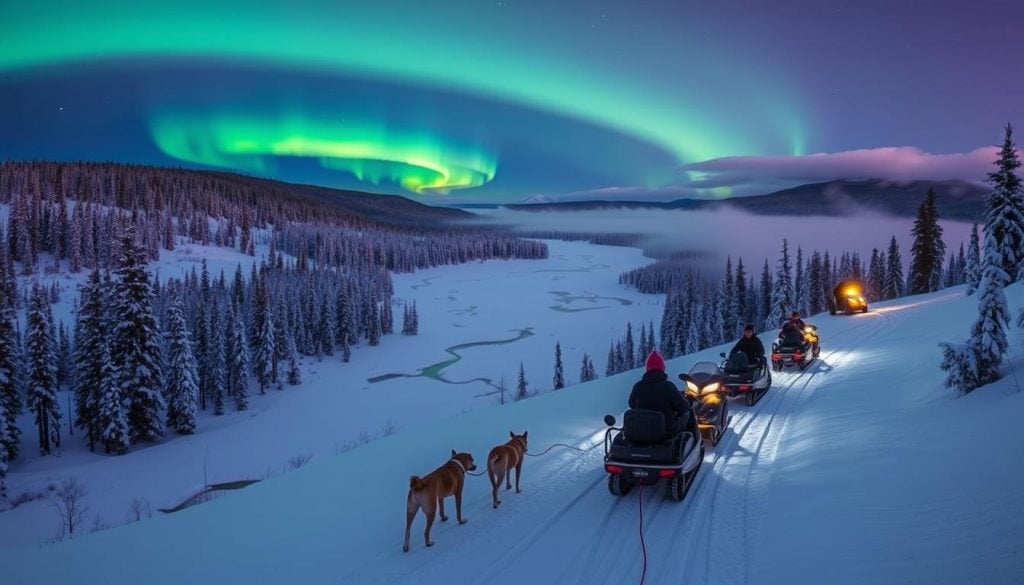 winter sightseeing tours in Fairbanks