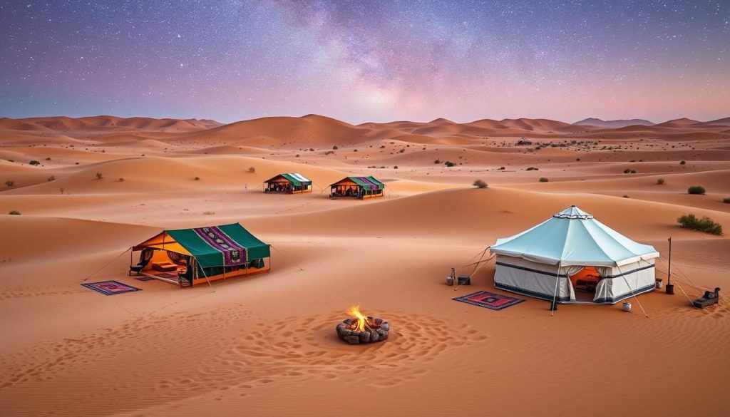 Accommodation options in Wahiba Sands Accommodation options in Wahiba Sands