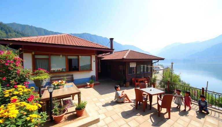 Affordable family stay options in Pokhara?