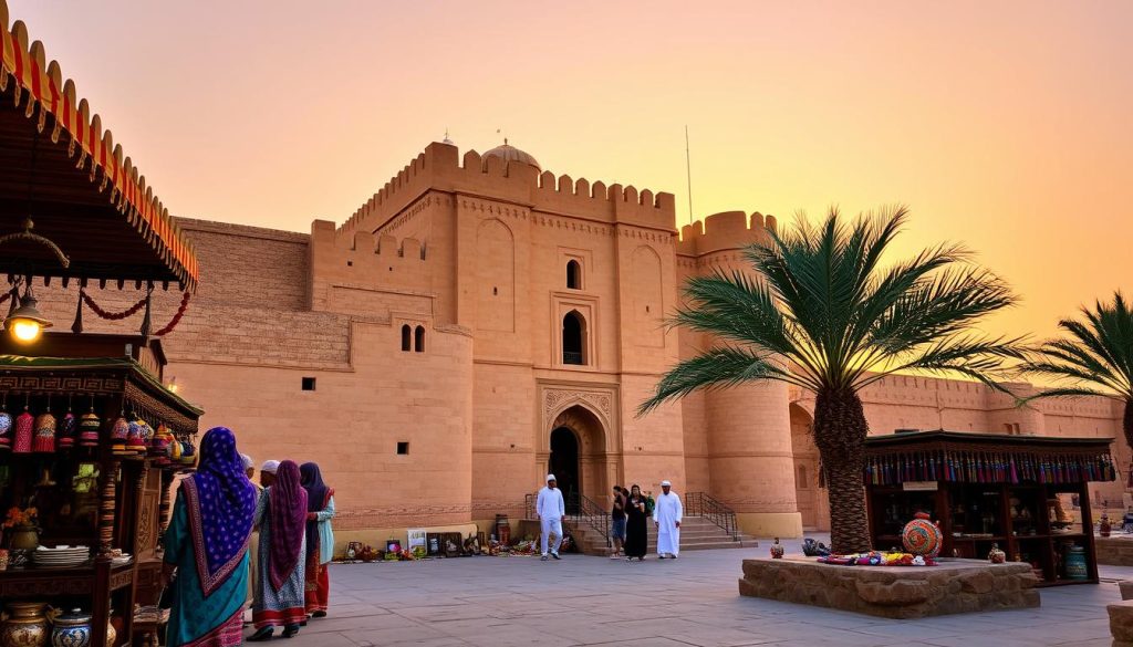 Al Ayjah Fort showcasing Omani traditions Al Ayjah Fort showcasing Omani traditions