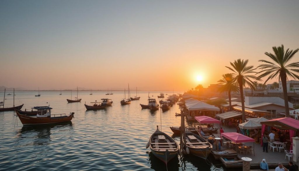 Al Khor attractions featuring traditional fishing villages and seafood restaurants in Al Khor Al Khor attractions featuring traditional fishing villages and seafood restaurants in Al Khor