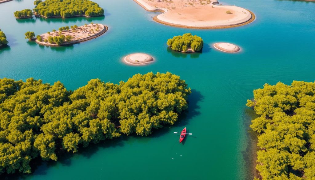 Al Thakira Mangroves ecotourism in Qatar Al Thakira Mangroves ecotourism in Qatar