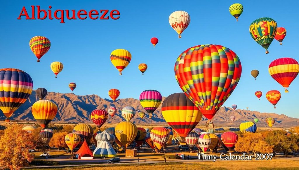 Albuquerque International Balloon Fiesta calendar Albuquerque International Balloon Fiesta calendar