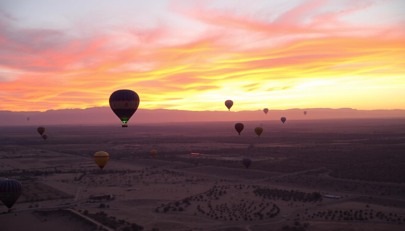 Albuquerque sunrise balloon flights